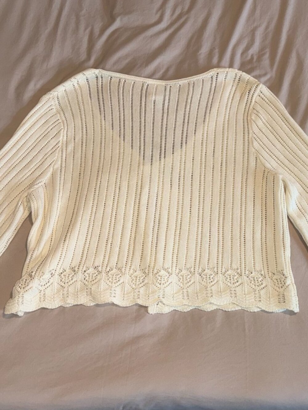 Off-White, Tie-Front Arula Sweater - Picture 3 of 4